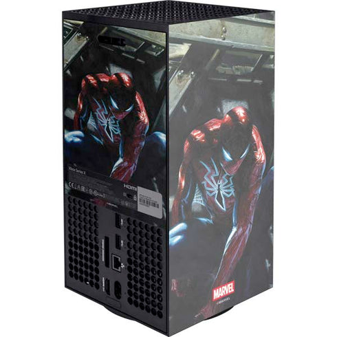 Marvel Spiderman New Suit Spiderman XBox Series X Digital Edition Console Skin